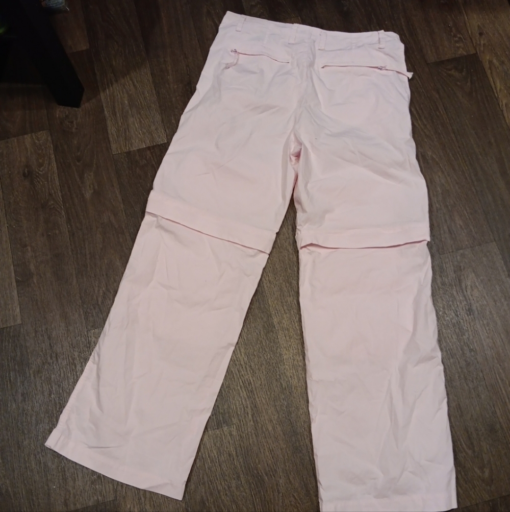 Zara Light Pink Trousers Cargo Pants Size 6 Semi New - Picture 4 of 4